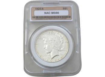 1924-S Peace Silver Dollar