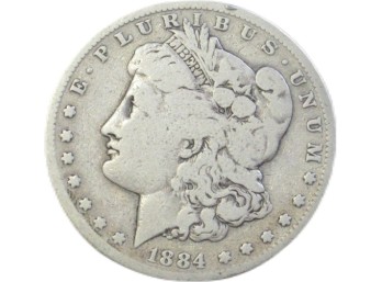 1884-S $1 Better Date Morgan Silver Dollar