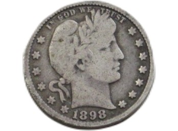 1898 Barber Quarter