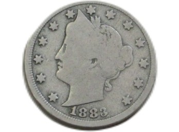 1883 Liberty Head Nickel – With CENTS