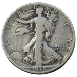 Key Date 1938-D Walking Liberty Half Dollar