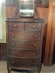 Lot 76-four Over Two Over Three Chest Of Drawers With Hidden Jewelry Drawer. 49x28x17