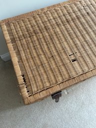 Lot 144- Large Basket Box With Straps 31x19x20