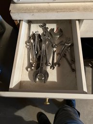 Lot 186- Shelf And Contents Of Shelf Screws, Wire, Tape And More!