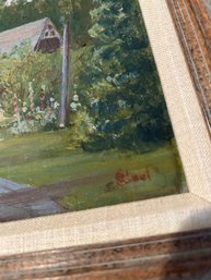 Lot 179- House Oil Painting Signed 16x13