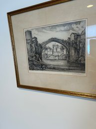 Lot 164-the Narenta Bridge ED 50 IMP 21x18