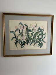 Lot 147- Tulip Watercolor 32 1/2 X 37