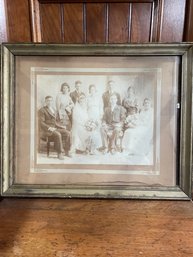 Lot 77-antique Frames Wedding Photograph 16x13