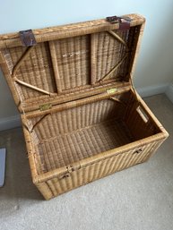 Lot 146- Basket Box With Straps 27Lx 15dx17h