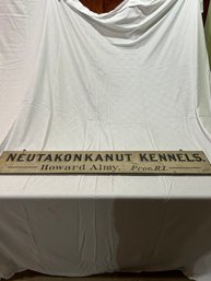 Neutakonkanut Kennels Sign
