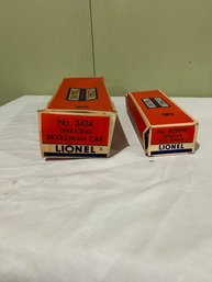 Lot 3 Operating Brakeman Car #3424 And Tender With Whistle # 6026W