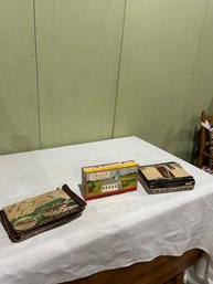 Lot 8 Plasticville Switch Tower, Freight Station Kit LM-3, Snd Church 1600 100