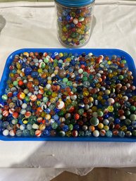 Marble And Mini Bowling Lot.