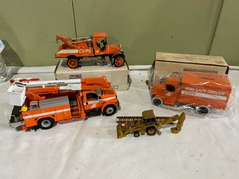 Lot 3- 3 CVPS Die Cast Toys, One Is A Bank, Ertl John Deere Toy