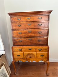Lot 13-antique Highboy