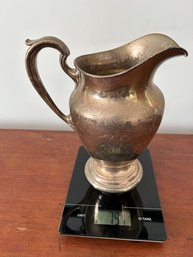 Lot 20-large Sterling Silver Pitcher 791 Grams
