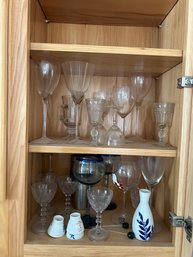 Lot 42-five Shelves On Glassware