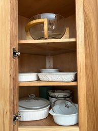 Lot 55-baking Dishes And Salad Bowl
