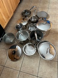 Lot 58-large Lot Of Pots And Pans