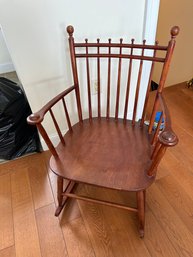 Lot 98-maple Rocking Chair. See Pictures