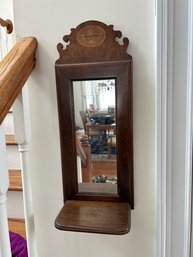 Lot 104-mirror Inlay & Shelf