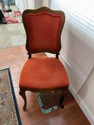 Lot 112-single Orange Chair