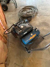 Lot 201-airmate Emqlo Air Compressor And Two Hoses