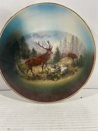 Lot 32-decorative Elk Plate. 13in