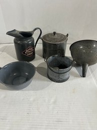 Lot 46-enamled Ware