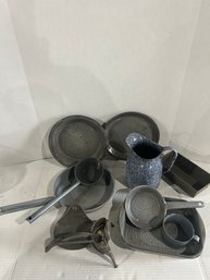 Lot 48- Lot Of Enamel Ware And More!