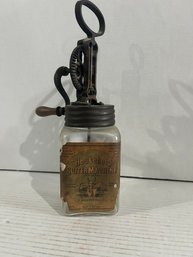 Lot 49-household Butter Machine. Paper Label. As Is. 13x4.