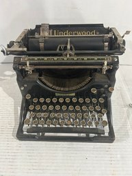Lot 127- Underwood Typewriter. Missing One Key But Have The Key