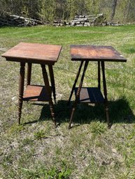 Lot 138-pair Or Night Stand. They Dont Match But Are Going As A Pair. One Money!