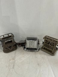 Lot 160-three Antique Toasters