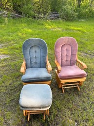 Lot 167-pair Of Gliders. Best Chairs Inc