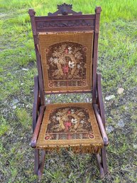 Lot 168 Victorian Fireside Chair