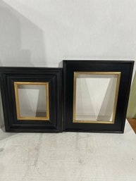 Lot 176-two Nicely Done Picture Frames 8x10 And 14x10.