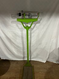 Lot 182-antique Dr. Scale In Green.