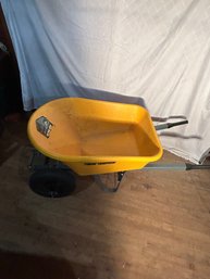 Lot 187- True Temper Dual Wheel Wheelbarrow