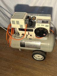 Lot 191-craftsman Air Compressor Paint Sprayer. Two Cylinder Compressor