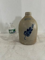 Lot 1- E& L P Norton Bennington, VT Crock With Floral Design