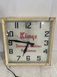 Lot 4- Kings Diamonds Watches Appliances Electric Clock. Clock Movement By Sessions.