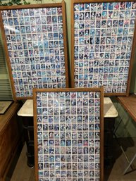 Lot 40- Framed Uncut Sheets Of Topps, 40 Years Of Baseball Set.
