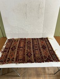Lot 69- Fragment Of A Soumak Rug. 39x28