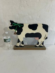 Lot 98- Decorative Cow With Bell