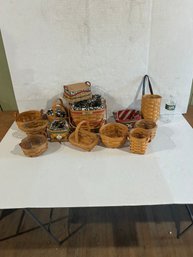 Lot 130- Large Lot Of Assorted Longaberger Baskets