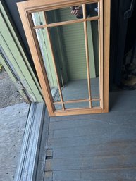 Lot 133- Framed Window Mirror 22x 37 1/2