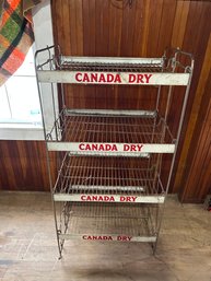 Lot 143- Antique Metal Canada Dry Soda Store Display Rack