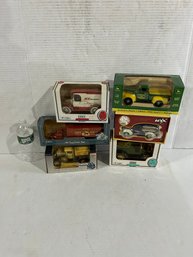 Lot 152- Six Die Cast Coin Banks In Boxes