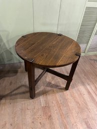 Lot 170- Gustav Stickley Mission Style Oak Table 36w, 29h